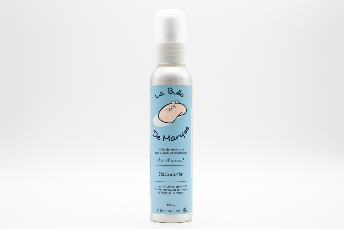 Huile de massage (100ml) - Relaxante - La Bulle de Maryse - Savonnerie à  froid